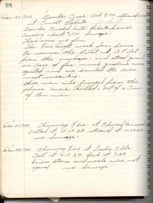 Plane Crash (3) Dec 1944